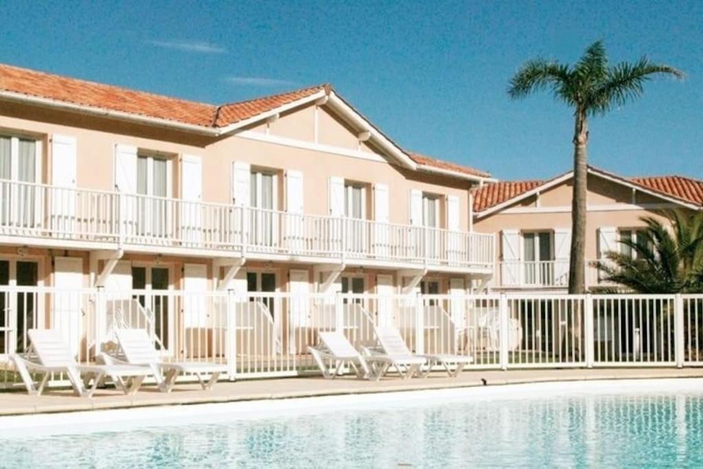 דירות אנגלה T3 En Duplex Avec Grande Piscine מראה חיצוני תמונה
